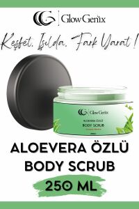 Glow Gelix Özlü Body Scrub Aloe Vera Özlü Nemlendirici Besleyici Arındırıcı Vücut Peelingi 250 ml
