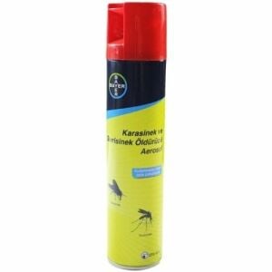 SKT:09/2023 Bayer Aerosol Karasinek Ve Sivrisinek Öldürücü Sprey 275 ml
