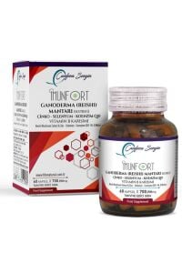 Canfeza Sezgin Imunfort Ganoderma Mantarı Ekstresi Vitamin B Karışımı 60 Kapsül