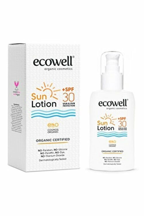 Ecowell Organik Güneş Losyonu SPF30 150 ml 10 Adet
