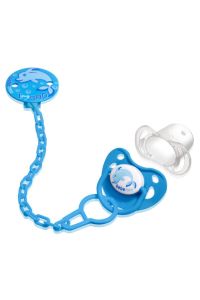 Bebeneo 0718 Kapaklı Damaklı Emzik No: 3 - Mavi
