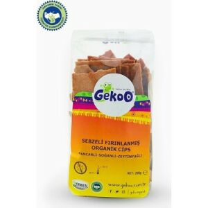Gekoo Organik Sebzeli Fırınlanmış Cips Pancar Soğan Zeytinyağlı 200 gr