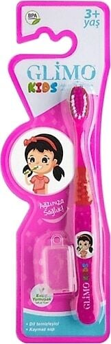 Glimo Kids Ekstra Yumuşak Diş Fırçası 3+ Yaş - Pembe