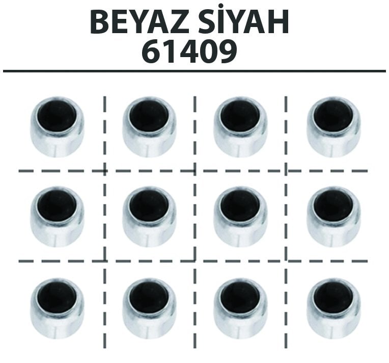 Kulak Kup Nına Gumus Sıyah Tas