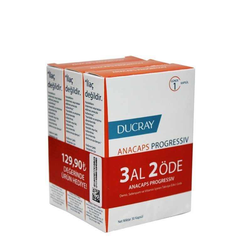 Ducray Anacaps Progressiv 30 Kapsül 3 Al 2 Öde