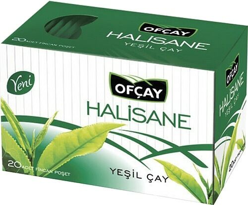 Ofçay Halisane Sade Yeşil Çay 20'li
