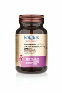 Validus Infer-Female Miyo-Inositol 1700 mg + D-Kiro Inositol 300 mg + Dim 120 Tablet