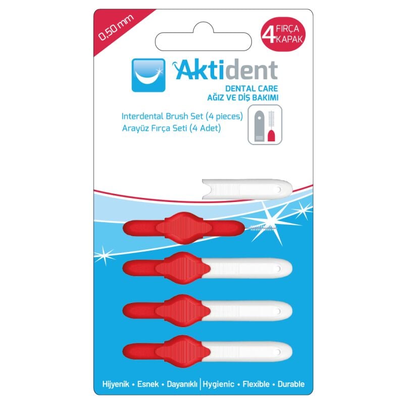 AKTIDENT ARAYUZ FIR KIRMIZI 0.5