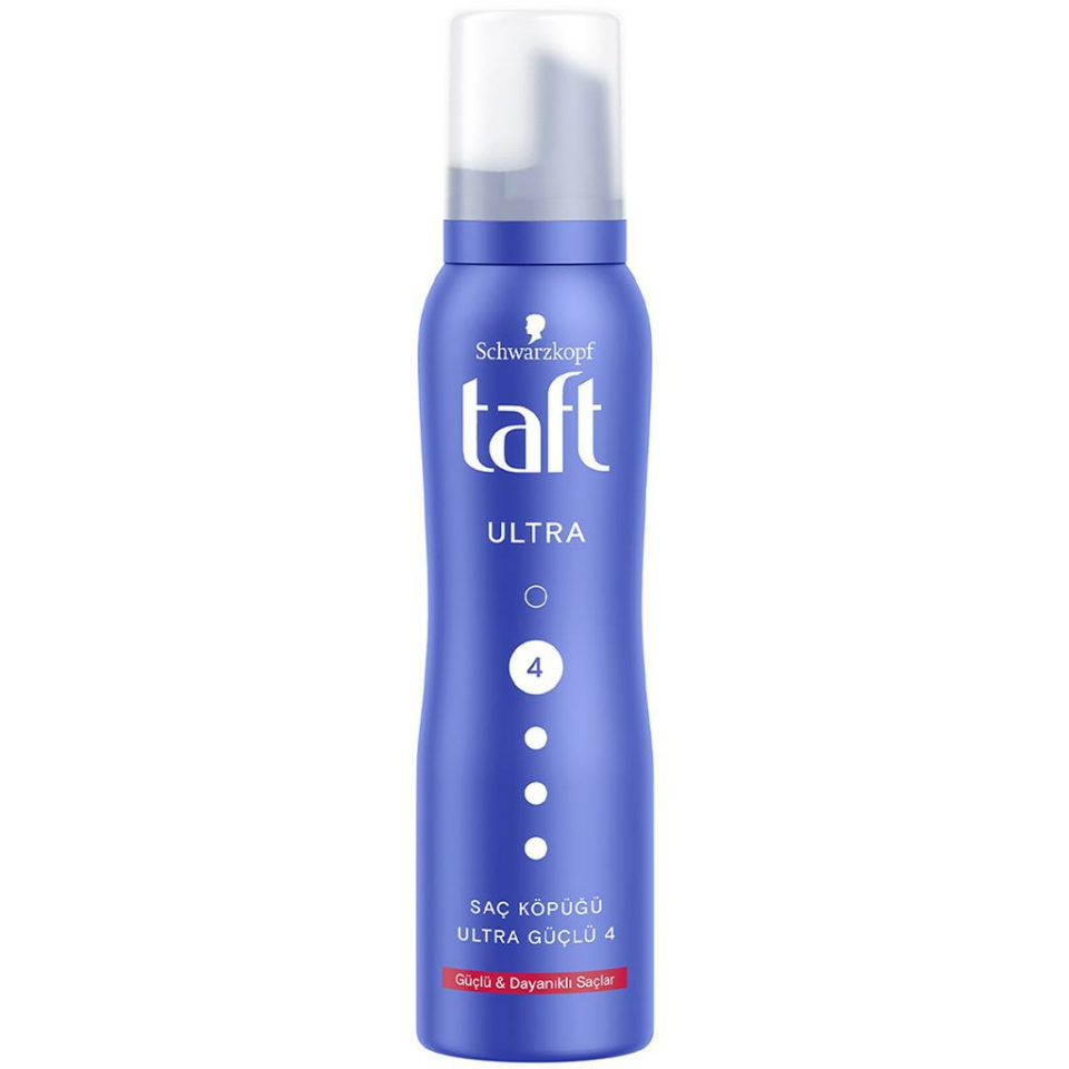 Taft Saç Köpüğü Ultra No:4 Strengthened Hair 150 ml