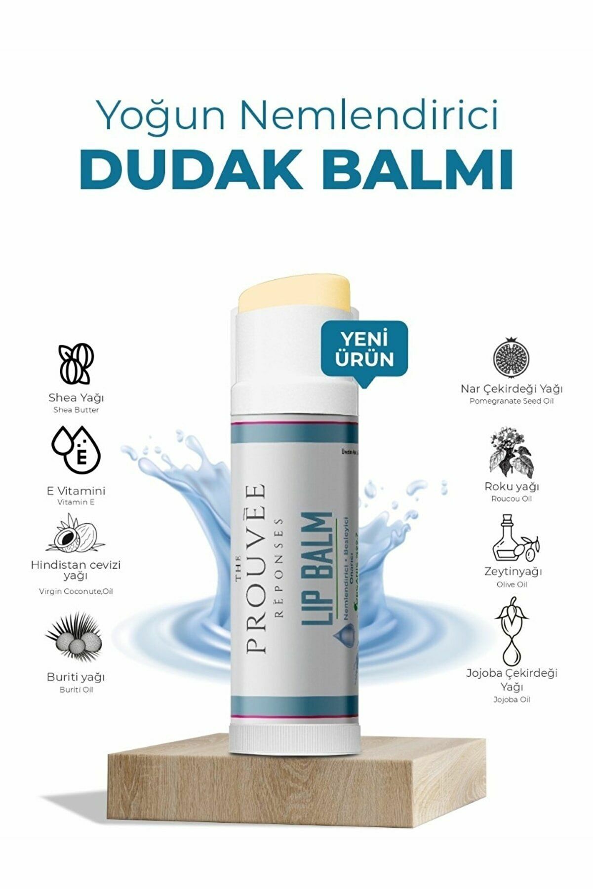The Prouvée Réponses Organik Dudak Lip Balm Klasik 5 ml