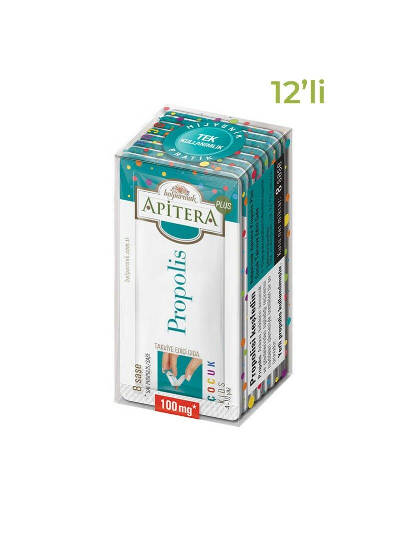Balparmak Apitera Propolis Plus Çocuk 12'li 8x100 mg