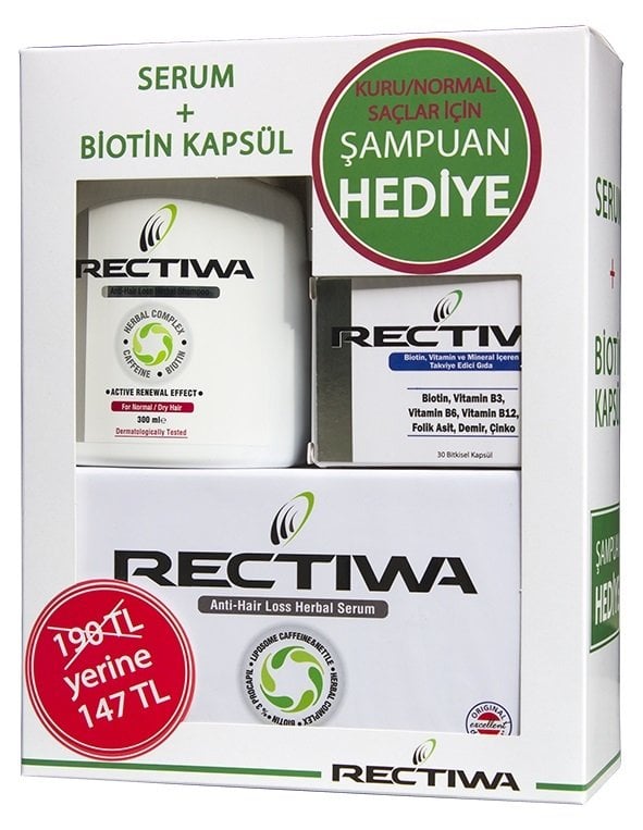 RECTIWA KOFRE SERUM+BIOTIN KURU NORMAL SAMP HEDIYELI