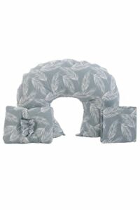 Moje Emzirme Minderi Yaprak Desen - Gri