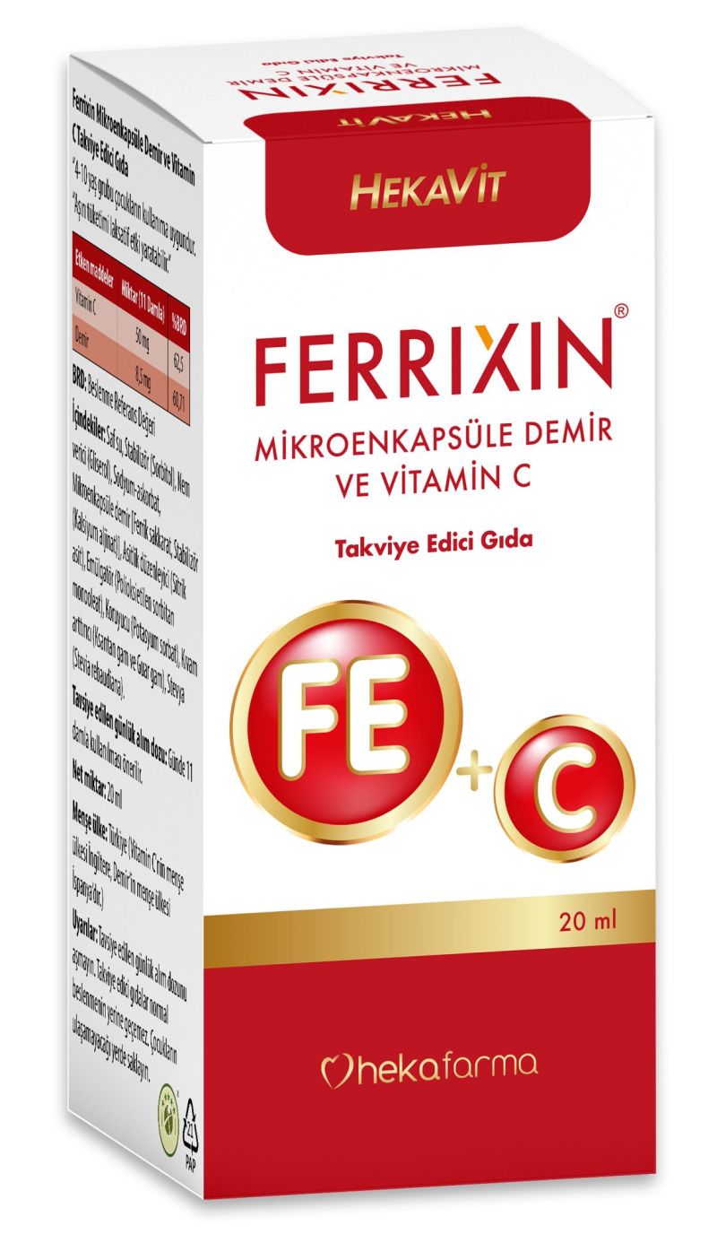 Ferrıxın Demır C Damla 20 Ml