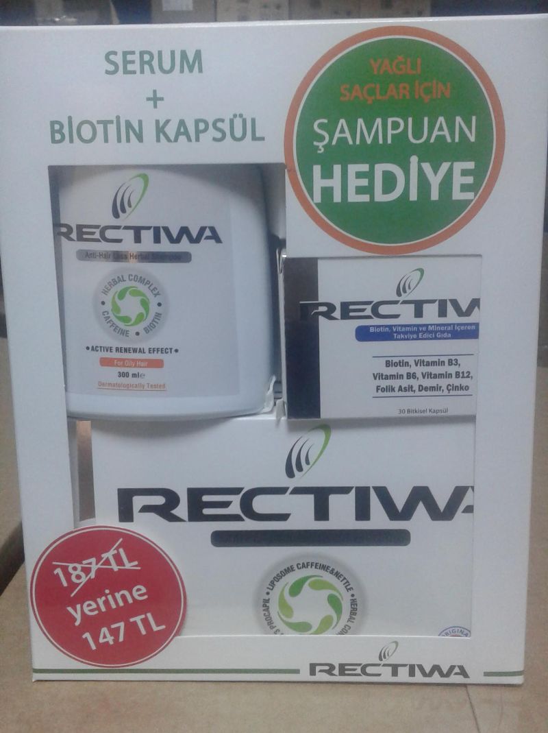 RECTIWA KOFRE SERUM+BIOTIN YAGLI SAMP HEDIYELI