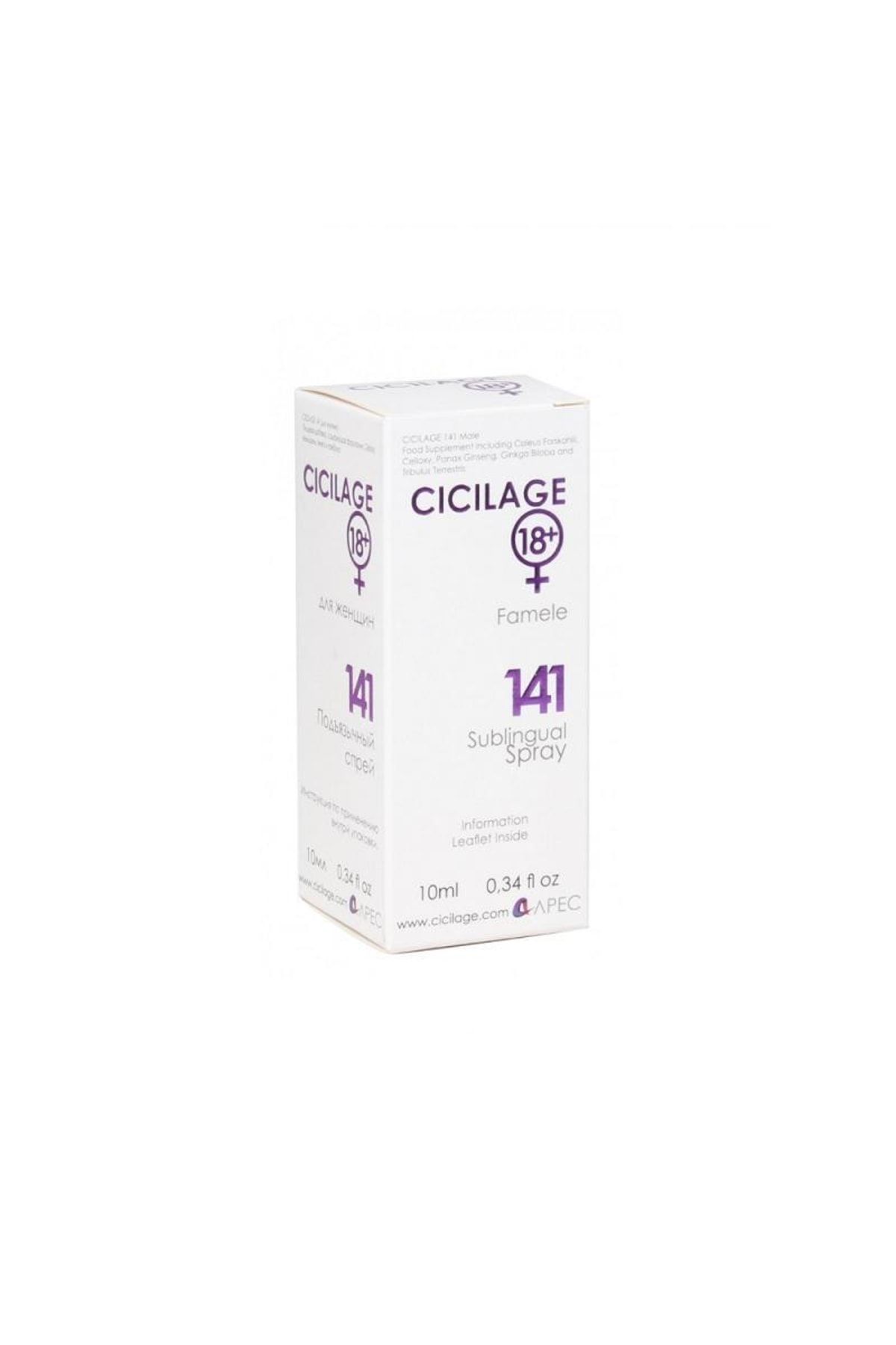 Cicilage 18+ Kadın Dilaltı Sprey 10 ml