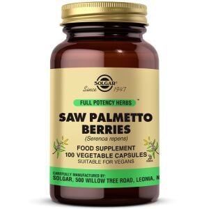 SOLGAR SAW PALMETTO BERRIES 100 CAP.