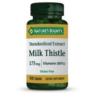 NATURES BOUNTY MILK THISTLE 175 MG 50 CAP.