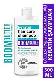Boom Butter Güçlendirici Onarıcı Keratin Saç Bakım Şampuanı 300 ml