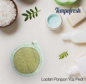 Tempofresh Loofah Kabak Pon Pon Yüz Pedi