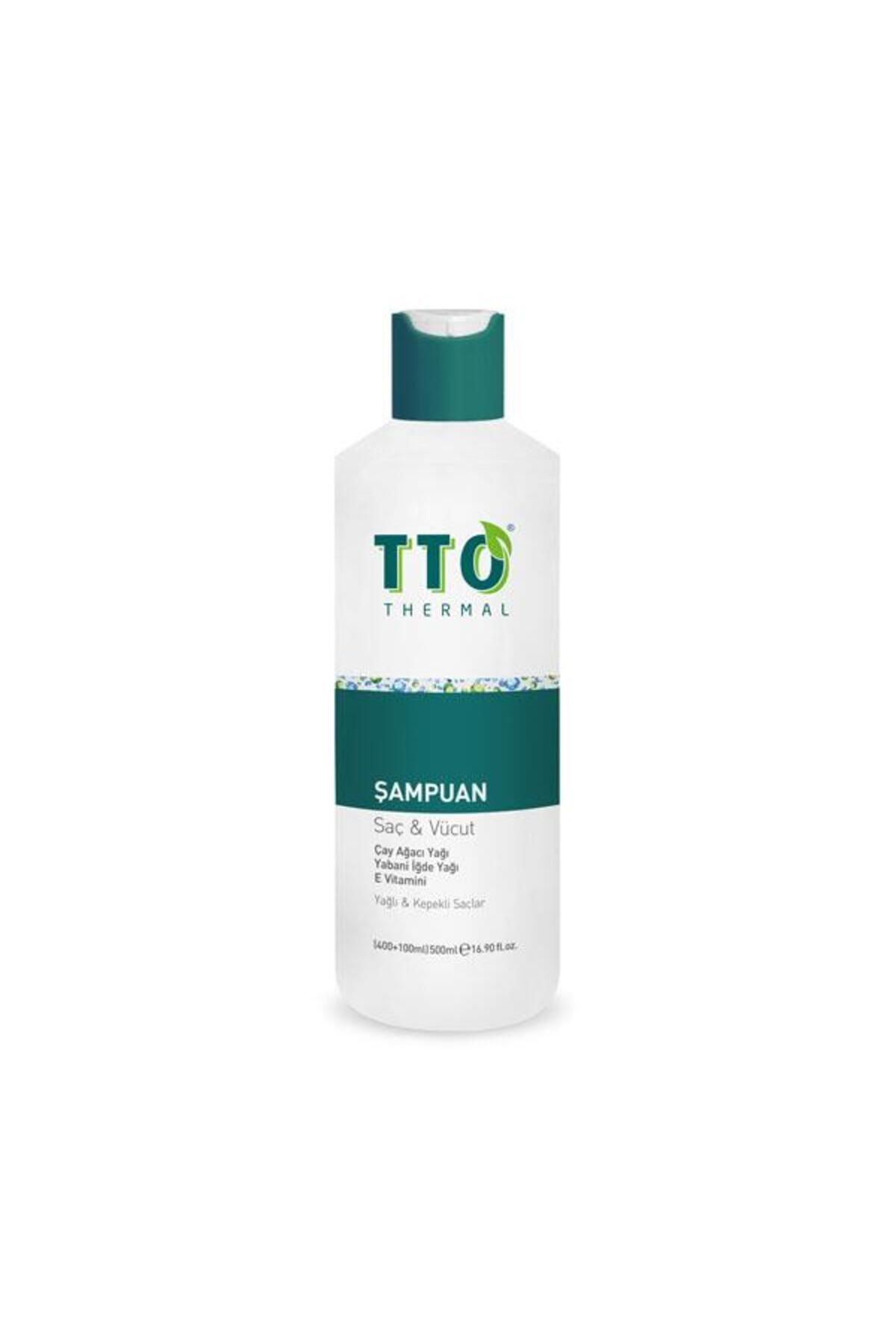 TTO Thermal Saç Ve Vücut Şampuanı 400 ml + 100 ml - Beyaz