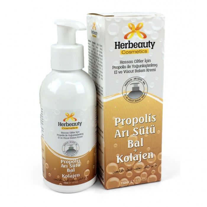 Herbeauty Propolis Arı Sütü Bal + Kolajen Krem 150ml