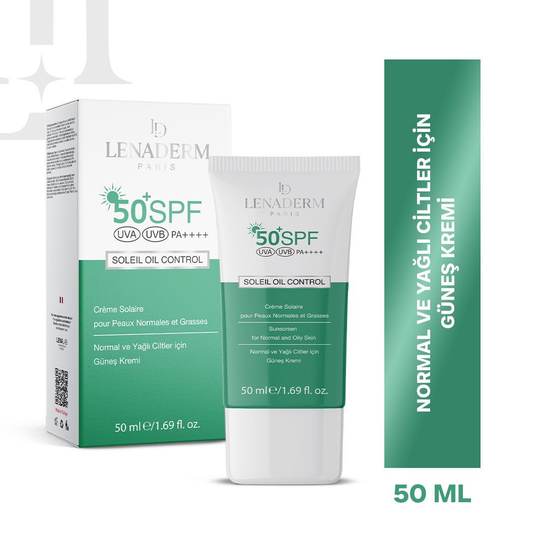Lenaderm Soleil Oil Control Güneş Kremi 50 ml