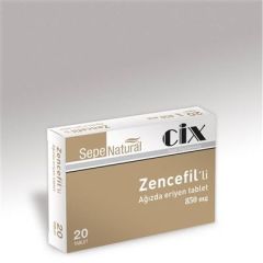 Zencefil 20 Ağızda Eriyen Tablet x 850 mg