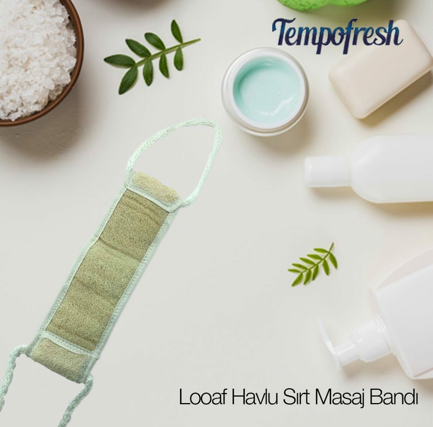 Tempofresh Loofah Kabak Havlu Sırt Masaj Bandı