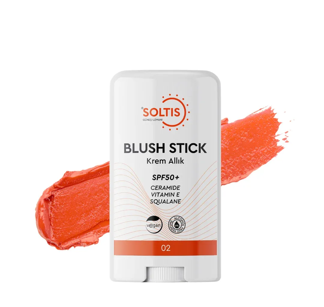 Soltis Nemlendirici Stick Allık Şeftali Tonu 02 Spf50+ 15 gr