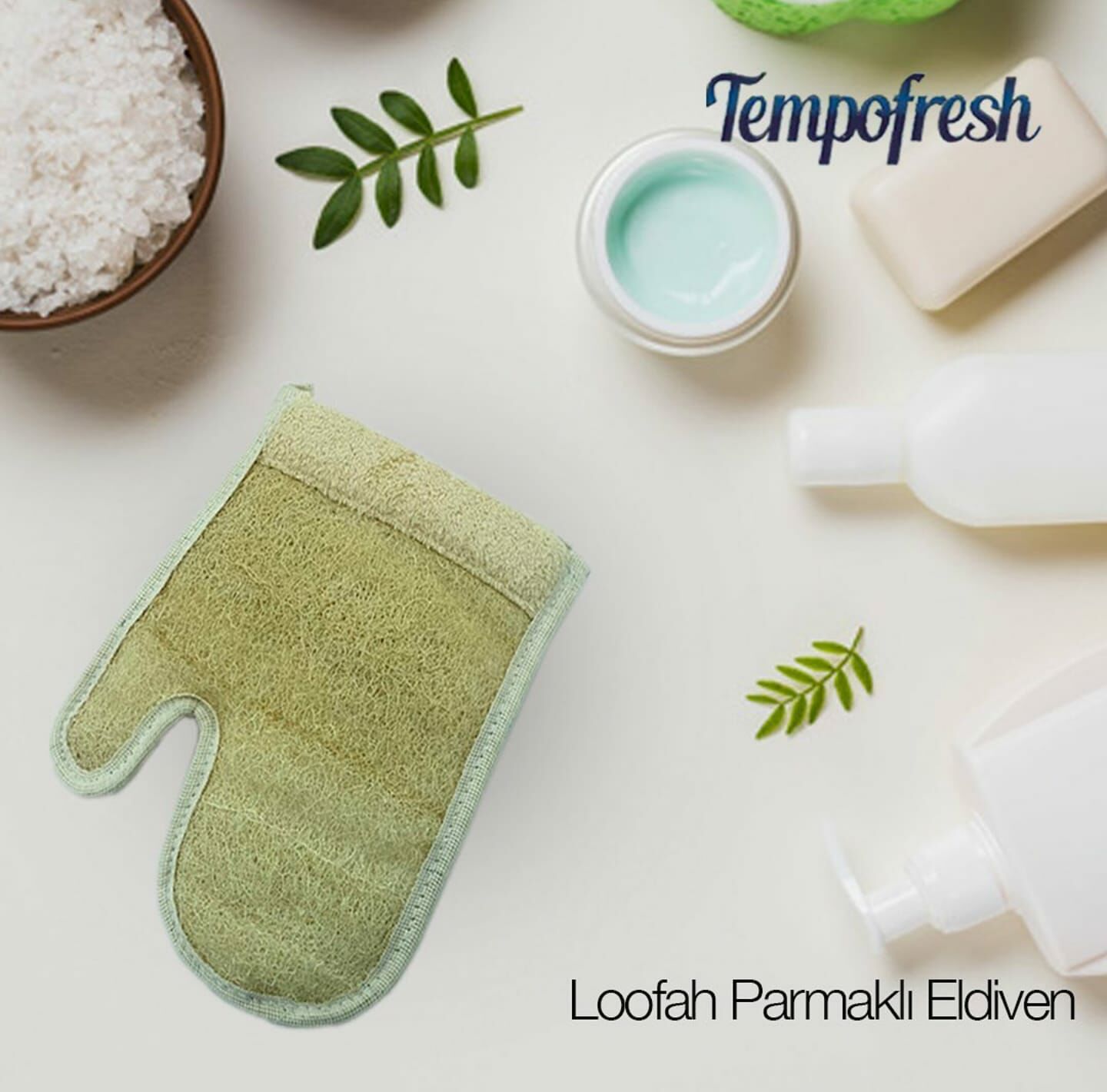 Tempofresh Loofah Kabak Havlu Eldiven