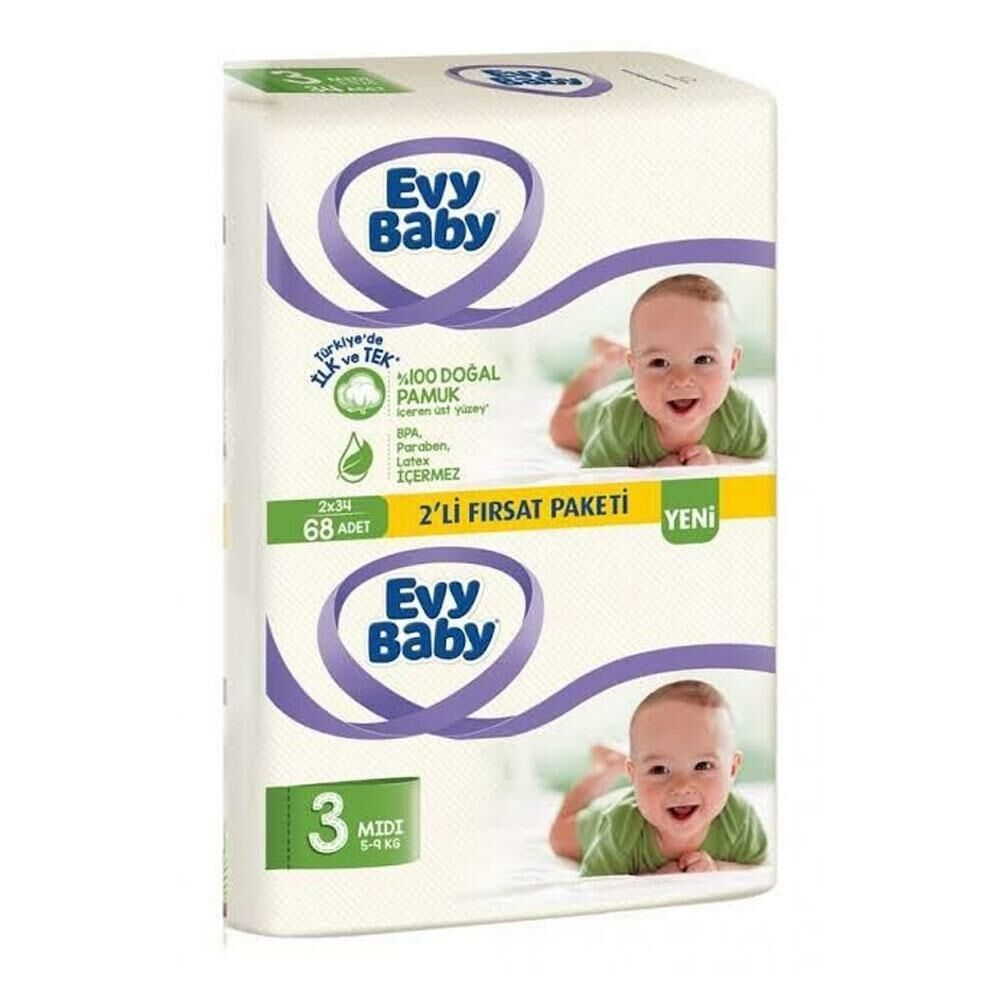 Evy Baby Bebek Bezi 2'li Fırsat Paketi No: 3 68'li