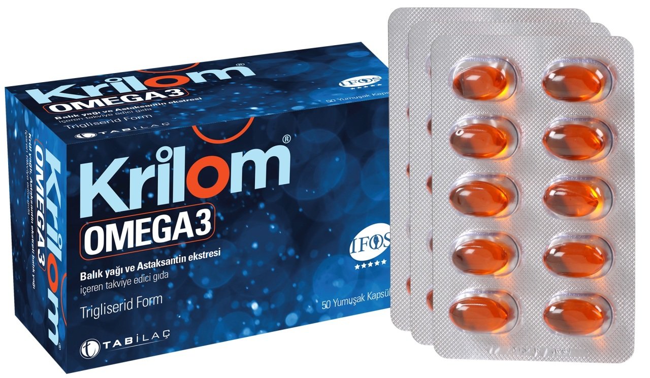 Ekim 2023 miadli Krilom Omega 3 50 Kapsül