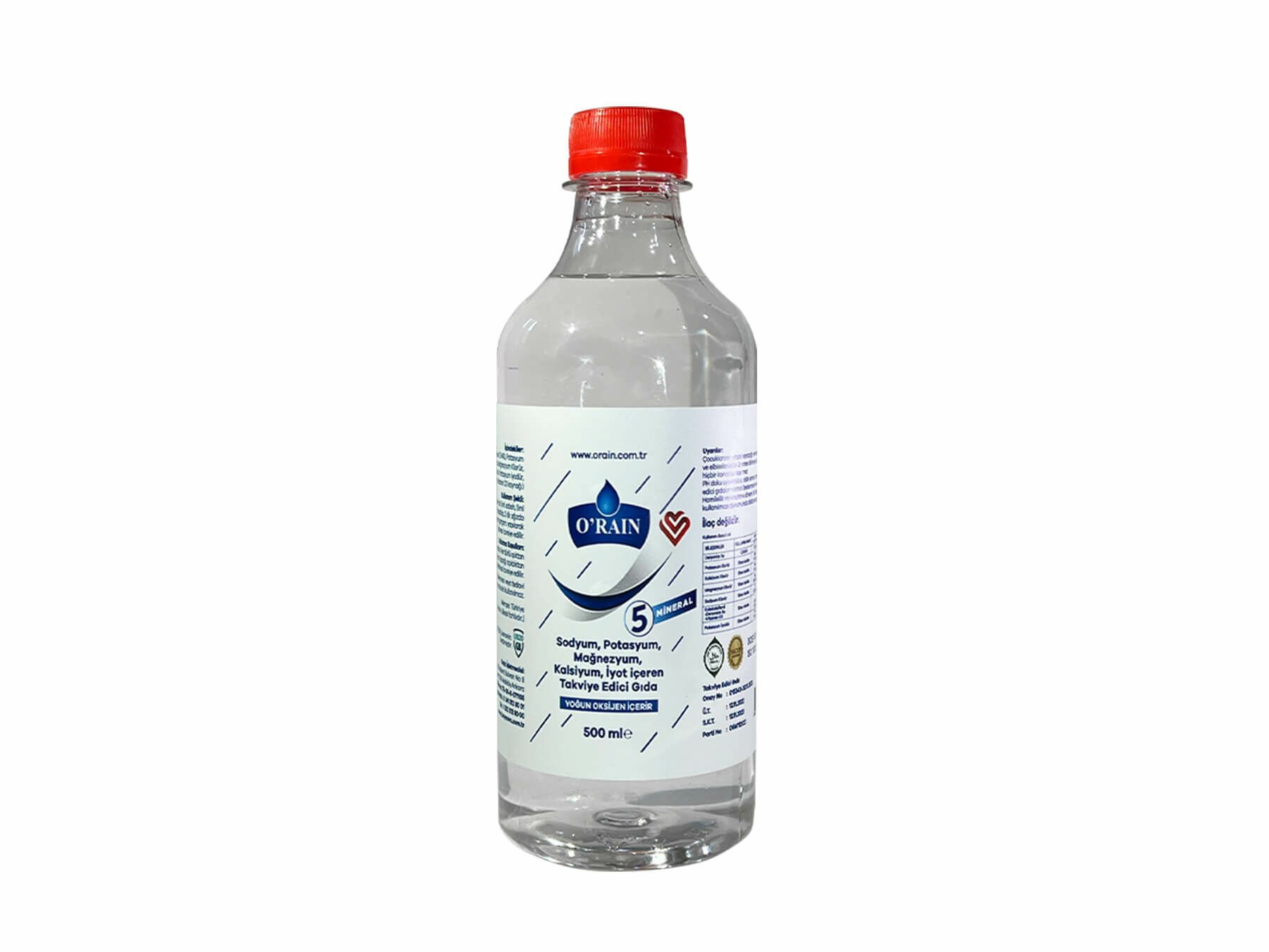 5 Mineralli Orain Oksijen 500 ML