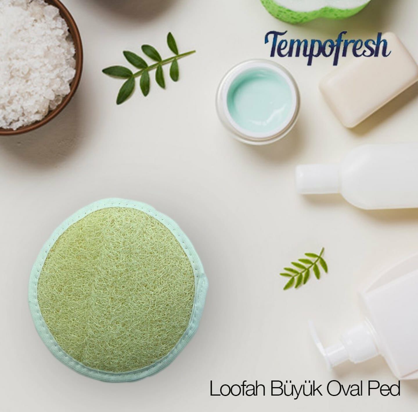 Tempofresh Loofah Kabak Büyük Oval Ped