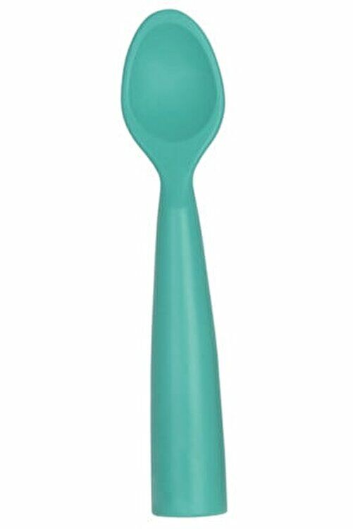 Oioi Silikon Mama Kaşığı & Çatal - Mineral Blue & Aqua Green