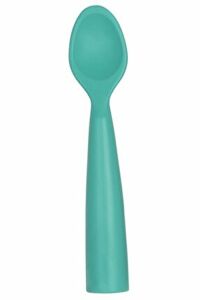 Oioi Silikon Mama Kaşığı & Çatal - Mineral Blue & Aqua Green