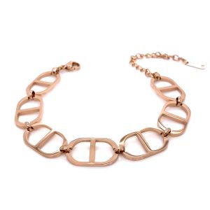 Chn-1009-76 Çelik Bileklik Rose