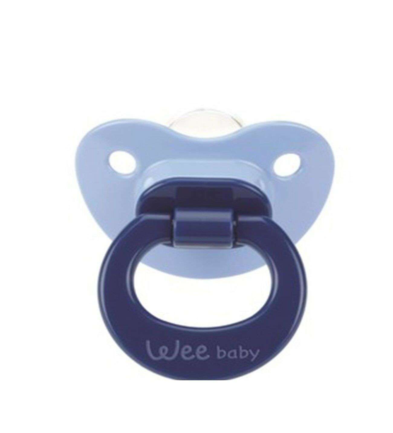 Wee Baby 819 Damaklı Emzik 6-18 Ay - Mavi