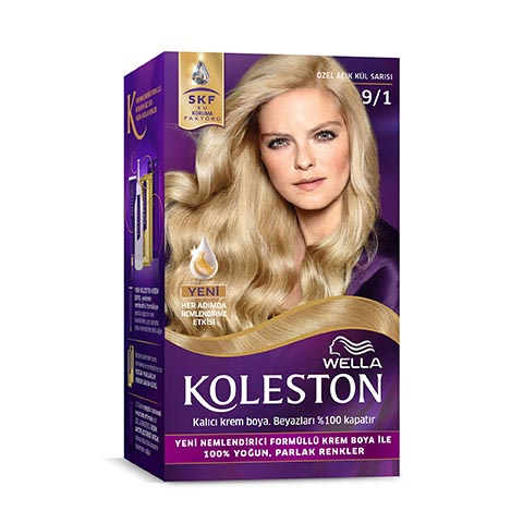 Koleston Kit Saç Boyası 9/1 Açık Küllü Sarı
