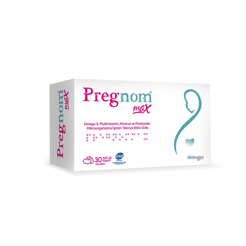 PREGNOM MAX 30 SOFT JEL KAPSUL