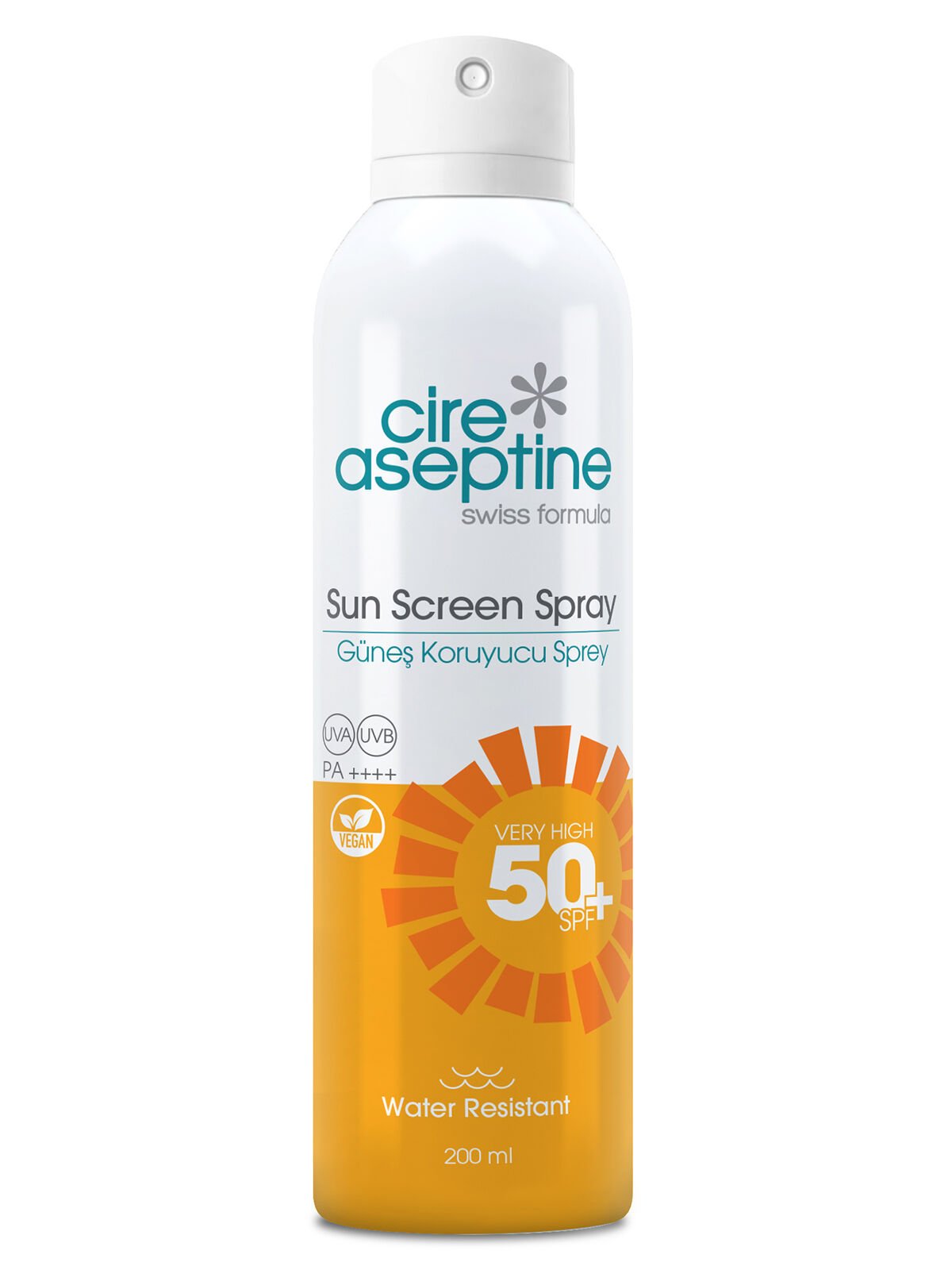 Cire Aseptine Güneş Koruyucu Sprey SPF50+ 200 ml