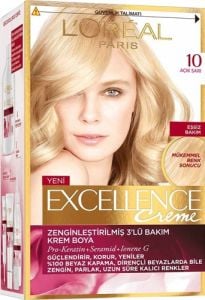 L'Oreal Paris Excellence Creme 10 Açık Sarı Saç Boyası