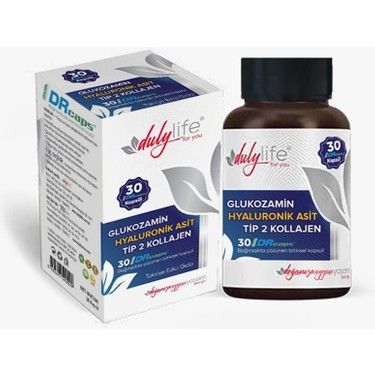Dulylife Glukozamin Hyaluronik Asit Tip II Kollajen 30 Drcaps Kapsül