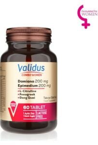 Validus Combo-Women Epimedium 200 mg + Damiana 200 mg 60 Tablet