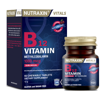 Nutraxin Vitamin B12 60 Dilaltı Tablet