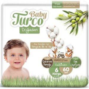 Baby Turco Doğadan Klasik Bebek Bezi xlarge 16-25 kg No: 6 32'li