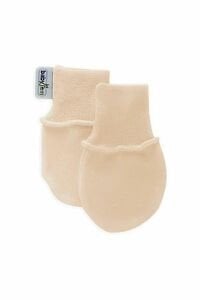 Babyjem Yenidoğan Bebek Eldiveni Ribanalı - Pudra