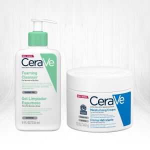 Cerave Nemlendirici Çok Kuru Ciltler 340 ml + Cerave Köpüren Temizleyici 236 ml