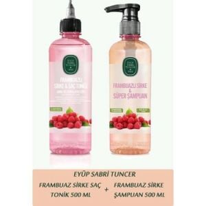 Eyüp Sabri Tuncer Saç Bakım Seti - Frambuazlı Sirke Tonik + Şampuan 500 ml